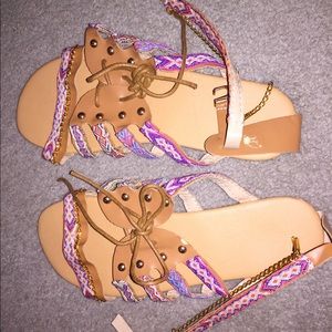 Aztec sandals